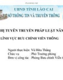 Bài giảng Hội nghị tuyên truyền pháp luật năm 2014 lĩnh vực bưu chính viễn thông - Vũ Hữu Thắng