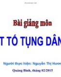 Bài giảng Luật tố tụng dân sự: Chương 8 - Nguyễn Thị Hương