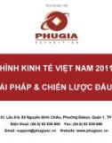 Bài giảng Tình hình kinh tế Việt Nam 2011 - 2012 giải pháp & chiến lược đầu tư