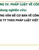 Bài giảng Luật kinh tế: Chương 4 - ThS.BùiHuyTùng