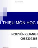 Bài giảng Giới thiệu môn học Kinh tế môi trường