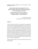 Hoạt động thương mại quốc tế và những ảnh hưởng đối với doanh nghiệp xuất nhập khẩu Việt Nam